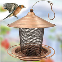 Produktbild von LuxusKollektion Vogelhaus aus Metall zum Aufhängen in Braun und Bronze