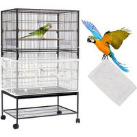 Produktbild von LuxusKollektion Vogelkäfig Abdeckung für Papageien aus Mesh mit Kordelzug
