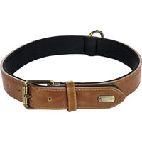 Produktbild von LYABO Flamingo Halsband Braun Latex XXL 52/62cm 30mm