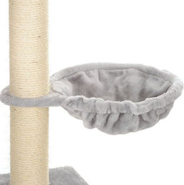 Lycce Ersatz Liegemulde für Kratzbaum aus Plüsch Ø 30cm Grau oder Beige – Bild 1 von 3