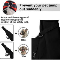 Produktbild von Lyneun Transportbox für kleine Hunde und Haustiere aus Stoff schwarz verstellbar und atmungsaktiv