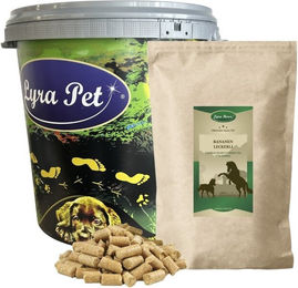 Lyra Horse Bananen Leckerli für Pferde mit Hafer Weizen und Bananenchips 5 kg - 5 kg – Bild 1 von 8