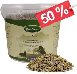Lyra Horse Multivital Mineralfutter Klassik Pferdefutter Pellets 3,8 kg - 3,8 kg – Bild 1 von 5