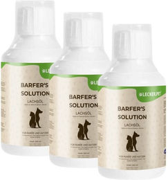 Lyra Pet Barfer's Solution 100 % Lachsöl für Hunde und Katzen 1,5 l Haut-Fell-Supplement ohne Farb- und Aromastoffe sowie Konservierungsstoffe - 3 x 500 ml – Bild 1 von 5