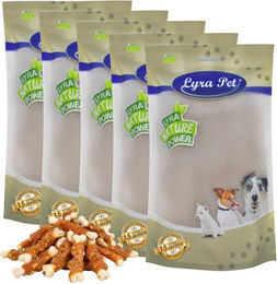 Lyra Pet Calciumknochen mit Hühnerbruststreifen aus Rind für Hunde 5 kg - 5 kg – Bild 1 von 8
