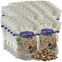 Produktbild von Lyra Pet Entenbrustwürfel gefriergetrocknet Monoprotein Leckerli für Hunde und Katzen 5 kg (25 x 200 g)