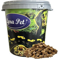 Produktbild von Lyra Pet Entenleberwürfel gefriergetrocknet Getreidefreier Monoprotein Snack für Hunde und Katzen 1 kg (5 x 200 g)