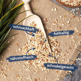 Lyra Pet Erdnusskerne gehackt mit Haut Vogelfutter für Wildvögel 20 kg - 20 kg – Bild 1 von 8