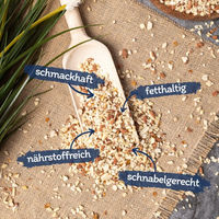 Produktbild von Lyra Pet Erdnusskerne gehackt mit Haut Vogelfutter für Wildvögel 20 kg - 20 kg