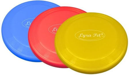 Produktbild von Lyra Pet Frisbee für Hunde aus Kunststoff bunt 23 cm