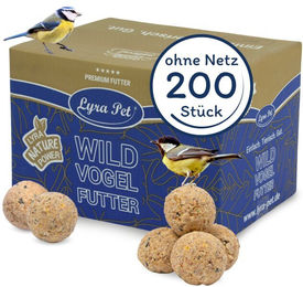Lyra Pet Ganzjahresknödel Meisenknödel für Wildvögel 18 kg - 200 x 90 g – Bild 1 von 12