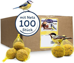 Lyra Pet Ganzjahresknödel Meisenknödel für Wildvögel 9 kg - 100 x 90 g – Bild 1 von 8