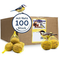 Produktbild von Lyra Pet Ganzjahresknödel Meisenknödel für Wildvögel 9 kg - 100 x 90 g