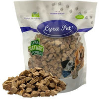 Produktbild von Lyra Pet Gefriergetrocknete Entenleberwürfel Monoprotein Leckerli für Hunde und Katzen 200 g