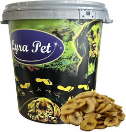 Lyra Pet Getrocknete Bananen Fruchtsnack als Ergänzungsfutter für Vögel, Nager, Pferde und Reptilien 5 kg in 30 L Tonne - 5 kg – Bild 1 von 9