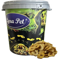 Produktbild von Lyra Pet Getrocknete Bananen Fruchtsnack als Ergänzungsfutter für Vögel, Nager, Pferde und Reptilien 5 kg in 30 L Tonne - 5 kg