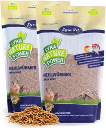 Lyra Pet Getrocknete Mehlwürmer Insektenfutter für Wildvögel und Fische 2 x 5 kg - 2 x 5 kg – Bild 1 von 8