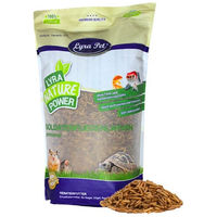Produktbild von Lyra Pet® Getrocknete Soldatenfliegenlarven Insektenfutter für Fische Vögel Reptilien und Nager 1 kg
