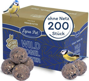 Lyra Pet Gourmet Meisenknödel Vogelfutter für Wildvögel ohne Netz 16 kg - 200 x 80 g – Bild 1 von 9
