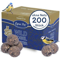 Produktbild von Lyra Pet Gourmet Meisenknödel Vogelfutter für Wildvögel ohne Netz 16 kg - 200 x 80 g