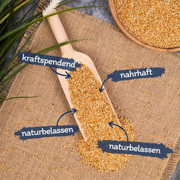 Lyra Pet Hirse weiß gelb lose Vogelfutter für Wellensittiche und Wildvögel 10 kg - 10 kg – Bild 1 von 9