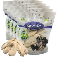 Produktbild von Lyra Pet Hühnerbrust gefriergetrocknet Hundesnack Huhn Monoprotein 1 kg (5 x 200 g)