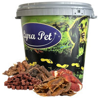 Produktbild von Lyra Pet Hunde Kausnack Probier Mix mit hohem Fleischanteil Rind Lamm und Ente für erwachsene Hunde 5 x 1 kg