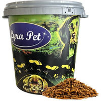 Produktbild von Lyra Pet Insektenfutter Mix aus getrockneten Mehlwürmern und Soldatenfliegenlarven 5 kg - 5 kg