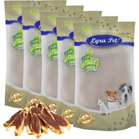 Produktbild von Lyra Pet Kaninchenohren gefüllt mit Ente Monoprotein Kausnack für Hunde 5 kg - 5 kg