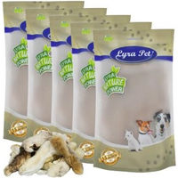 Produktbild von Lyra Pet Kaninchenpfoten mit Fell getrockneter Kausnack für Hunde hypoallergen 5 kg - 5 kg