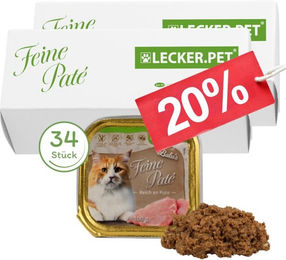 Lyra Pet Katzenfutter Pute Paté Getreidefrei und Glutenfrei 34 x 100 g - 34 x 100 g – Bild 1 von 8