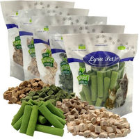 Produktbild von Lyra Pet Katzensnack Mix gefriergetrocknet Huhn und Ente für Katzen 1 kg (5 x 200 g)