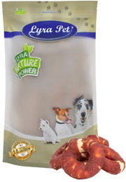 Lyra Pet Kauringe mit Entenbruststreifen Kausnack für Hunde mit Rind und Ente 1 kg - 1 kg – Bild 1 von 8