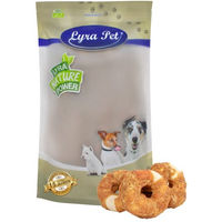 Produktbild von Lyra Pet Kauringe mit Hühnerbruststreifen Kausnack für Hunde aus Rind und Huhn 1 kg - 1 kg