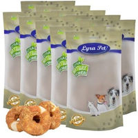 Produktbild von Lyra Pet Kauringe mit Hühnerbruststreifen Kausnack für Hunde mit Rind und Huhn 10 kg - 10 kg