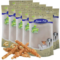 Produktbild von Lyra Pet Kaurollen Hühnerbrust Kausnack zur Zahnpflege für Hunde aller Altersstufen und Größen 10 kg - 10 kg