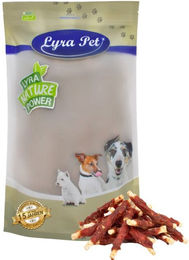 Lyra Pet Kaurollen mit Entenbruststreifen Kausnack für Hunde 1 kg - 1 kg – Bild 1 von 12
