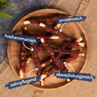 Produktbild von Lyra Pet® Kaurollen mit Entenbruststreifen Kausnack für Hunde 5 kg Monoprotein - 5 kg