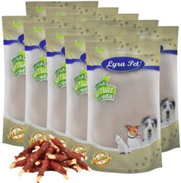 Lyra Pet Kaurollen mit Entenbruststreifen und Rind Kausnack für Hunde 10 kg - 10 kg – Bild 1 von 7