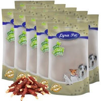 Produktbild von Lyra Pet Kaurollen mit Entenbruststreifen und Rind Kausnack für Hunde 10 kg - 10 kg