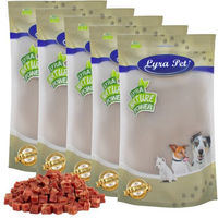 Produktbild von Lyra Pet Kausnack Entenfleischwürfel mit Fisch für Hunde 5 kg - 5 kg