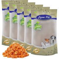 Produktbild von Lyra Pet Kausnack Hühnerfleischwürfel mit Fisch für Hunde 5 kg - 5 kg