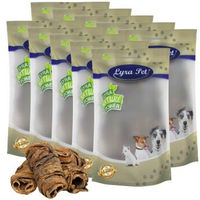 Produktbild von Lyra Pet Kausnack Wraps aus Rinderlunge und Strossen für Hunde 10 kg Monoprotein Sensitive - 10 kg