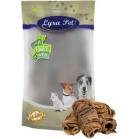 Produktbild von Lyra Pet Kausnack Wraps aus Rinderlunge und Strossen für Hunde Monoprotein 1 kg - 1 kg