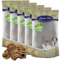 Produktbild von Lyra Pet Kausnack Wraps aus Rinderlunge und Strossen Monoprotein für Hunde 5 kg - 5 kg