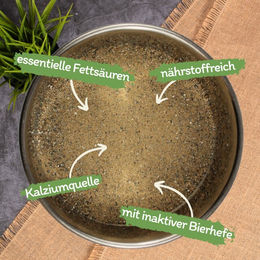 Lyra Pet Lecker.Pet Barfer's Solution Complete Universal Nährstoff Mix Pulver für Hunde mit Lachs 1 kg - 1 kg – Bild 1 von 5