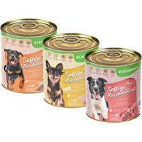 Produktbild von Lyra Pet Lecker.Pet Gino's Josie's & Luna's Hundefutter Nassfutter Mix Adult Huhn Pute Lamm Stückchen in Sauce 18 x 800 g ohne Konservierungsstoffe Sensitive - 18 x 800 g