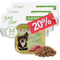 Produktbild von Lyra Pet Lecker.Pet Josie's Feine Paté Hundefutter Nassfutter Kalb Getreidefrei 33 x 150 g - 33 x 150 g