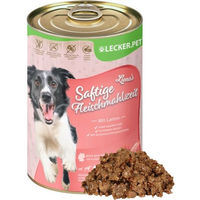 Produktbild von Lyra Pet Lecker.Pet Luna's Saftige Fleischmahlzeit mit Lamm Hundefutter Nassfutter Adult 6 x 400 g - 6 x 400 g