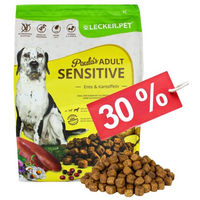 Produktbild von Lyra Pet Lecker.Pet Paula's Adult Sensitive Ente & Kartoffel Hundefutter Trockenfutter Getreidefrei 4 kg - 4 kg